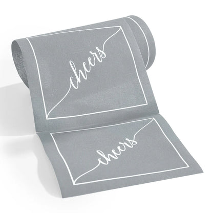 Silver Fox Cocktail Napkin Roll