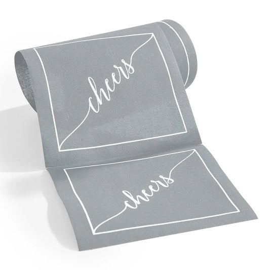 Silver Fox Cocktail Napkin Roll