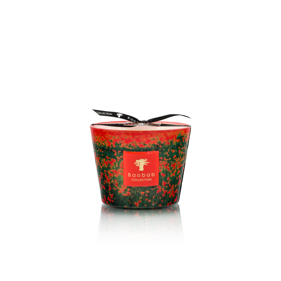 Artsy Flower Poppies Scented Candle | Baobab Collection