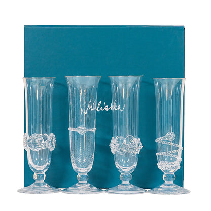 Juliska Heritage Flutes, Set of 4