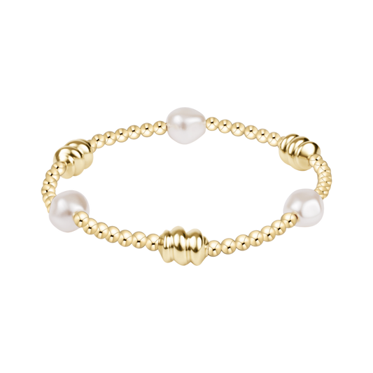 enewton Admire Gold & Admire Pearl 3mm Gold Bracelet