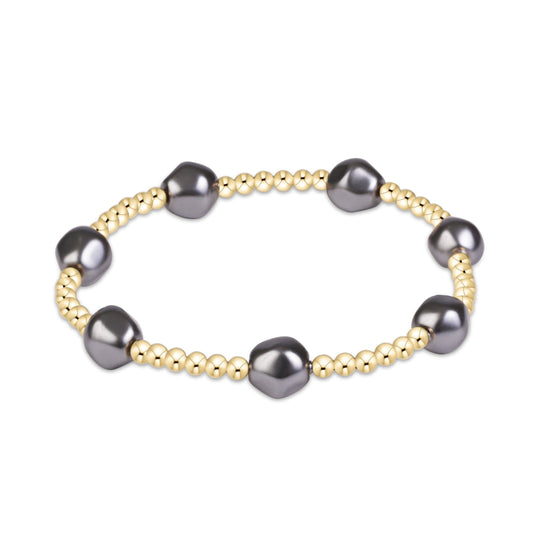 enewton Admire Pearl Dark Grey Bracelet