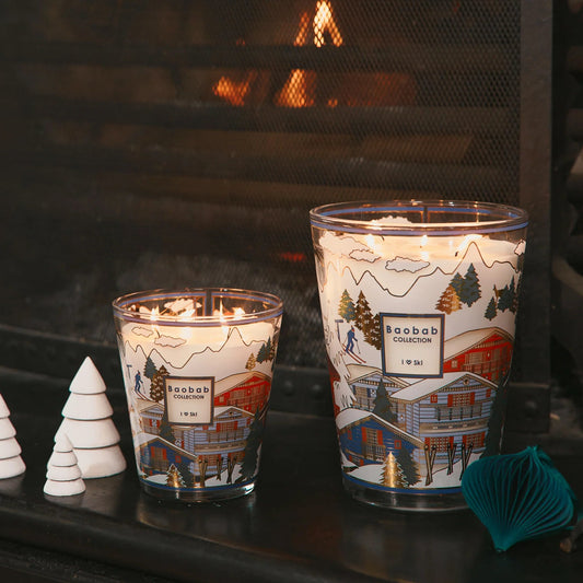 I Love Ski Scented Candle| Baobab Collection