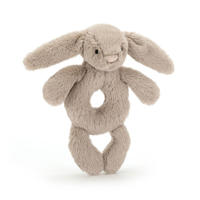 Bashful Bunny Ring Rattle (3 colors available)