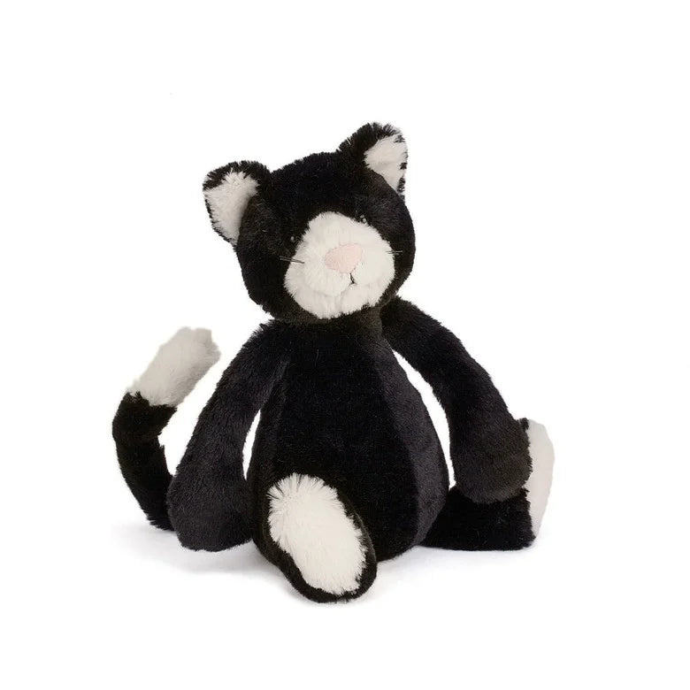 Bashful Black and White Kitten - Small