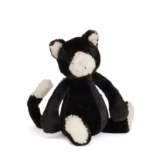 Bashful Black and White Kitten - Small