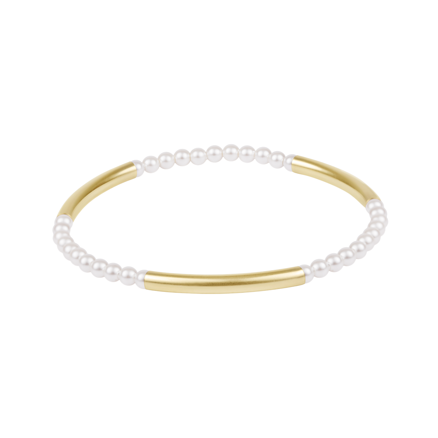 enewton Bliss Bar Pattern Pearl 3mm Bracelet