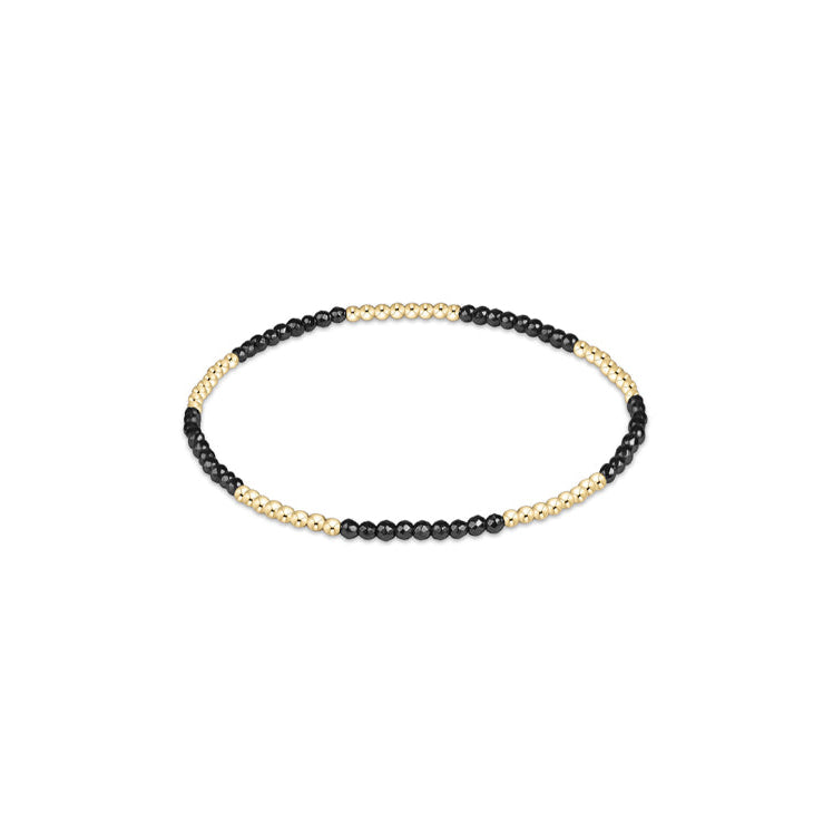 enewton Blissful Faceted Hematite 2mm Bracelet