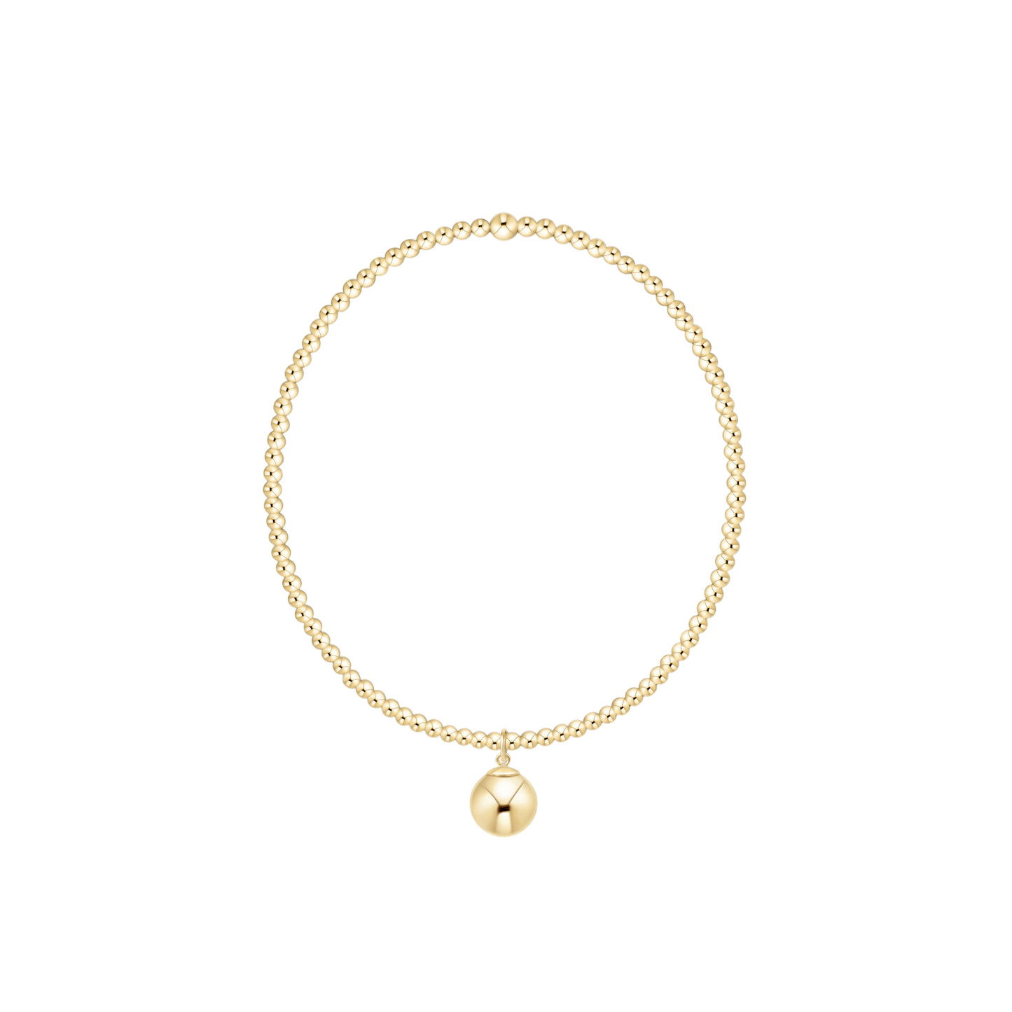 enewton Classic Gold 2mm Bracelet Classic Gold 8mm Charm