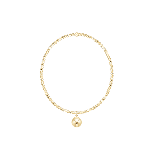 enewton Classic Gold 2mm Bracelet Classic Gold 8mm Charm