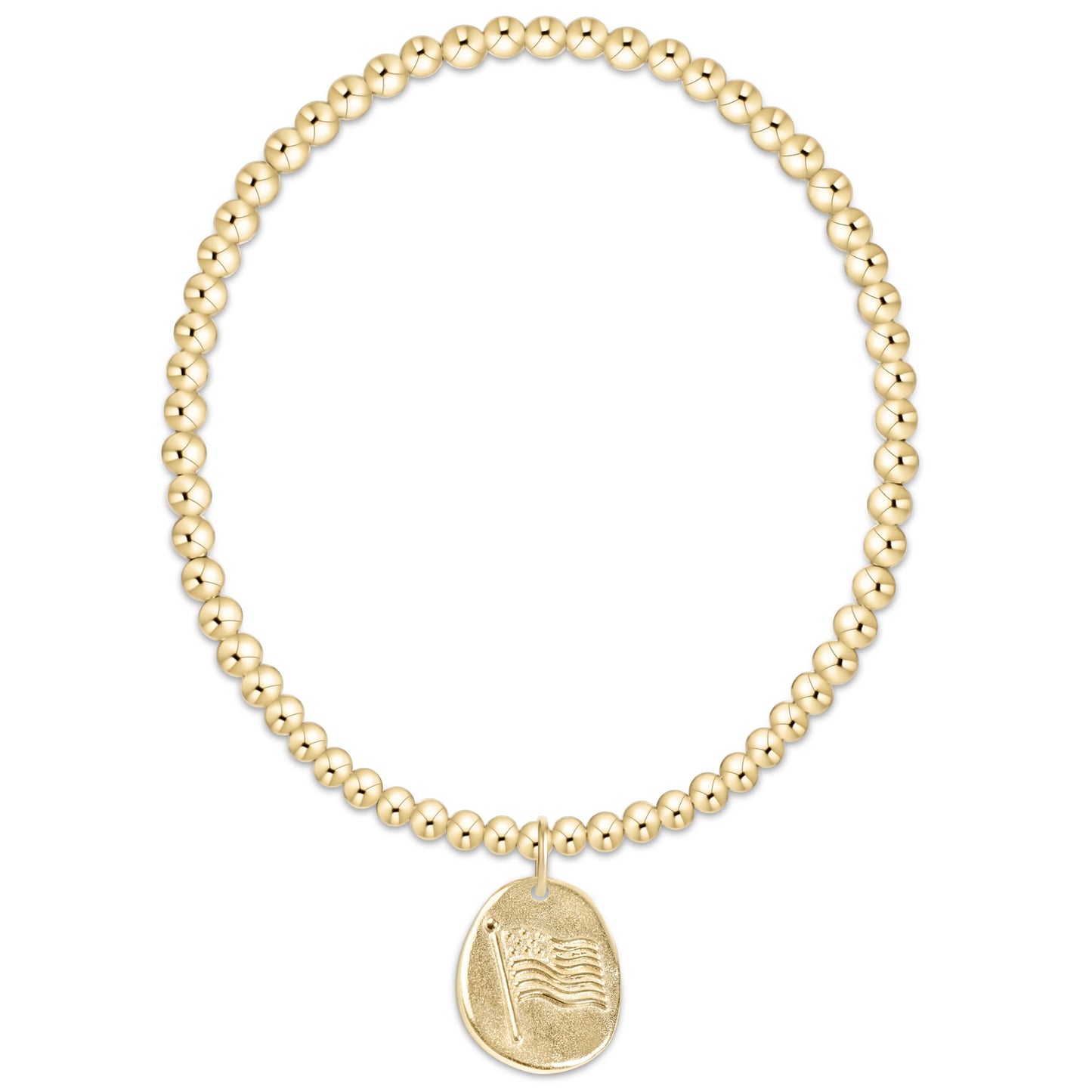enewton Classic Gold 3mm Bracelet Inspire America Gold Disc