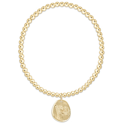 enewton Classic Gold 3mm Bracelet Inspire America Gold Disc