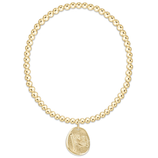 enewton Classic Gold 3mm Bracelet Inspire America Gold Disc