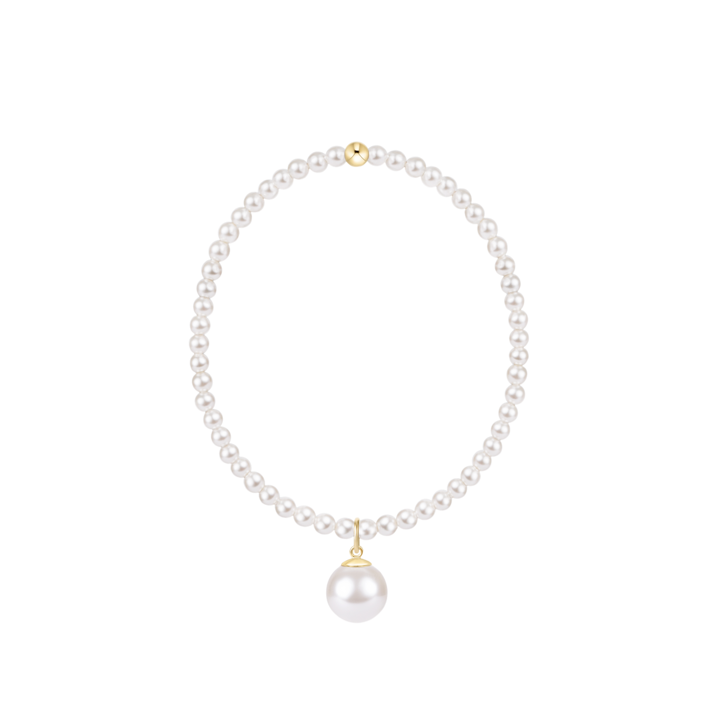 enewton Classic Pearl 3mm Bracelet with Classic Pearl 10mm Charm