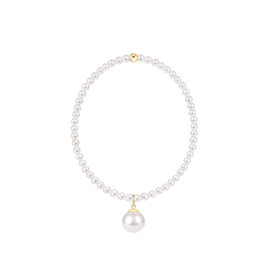 enewton Classic Pearl 3mm Bracelet with Classic Pearl 10mm Charm