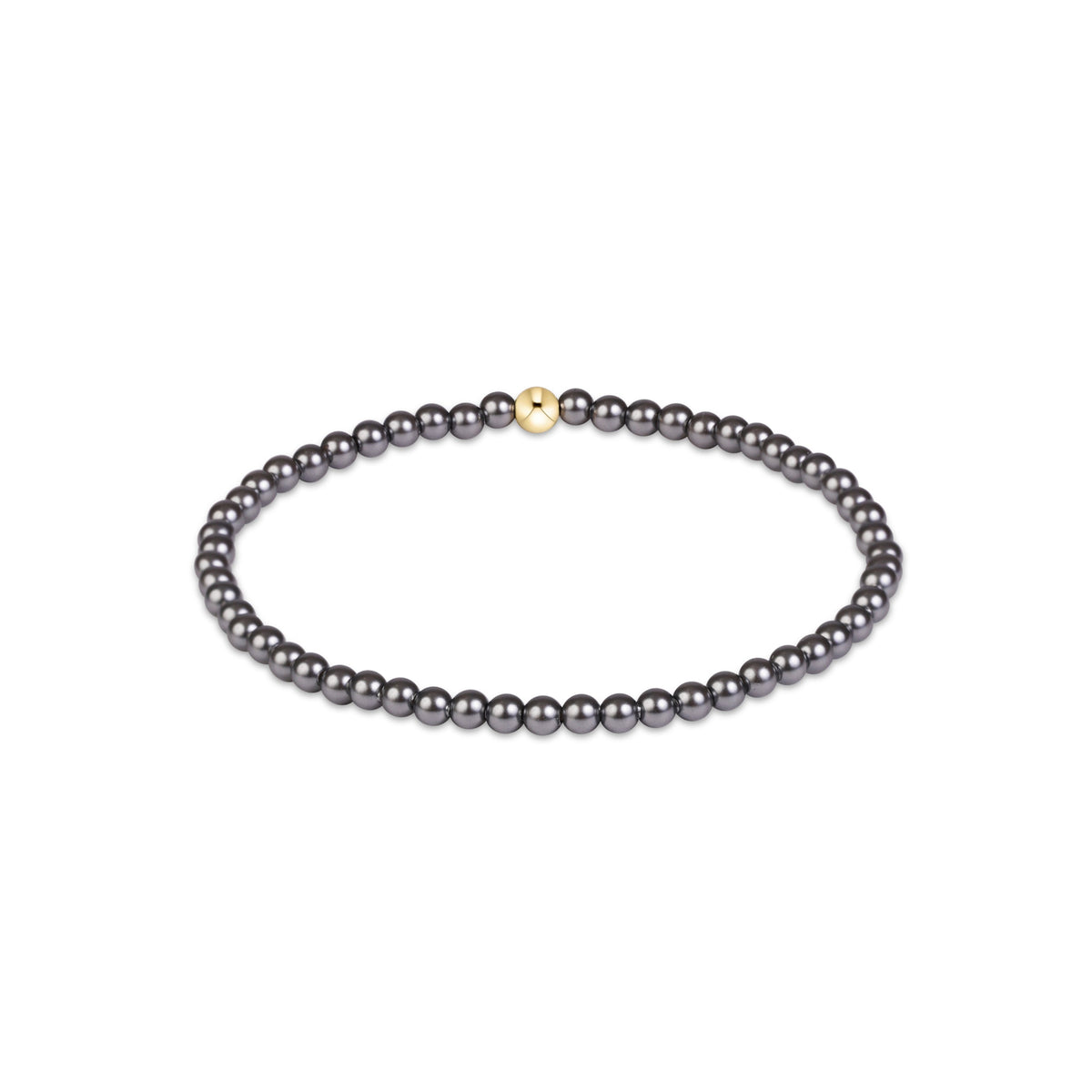 enewton Classic Pearl Dark Grey 3mm Bracelet