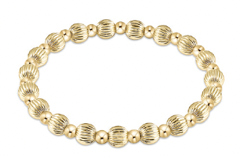 enewton EXTENDS Dignity Grateful Pattern 6mm Bead Bracelet
