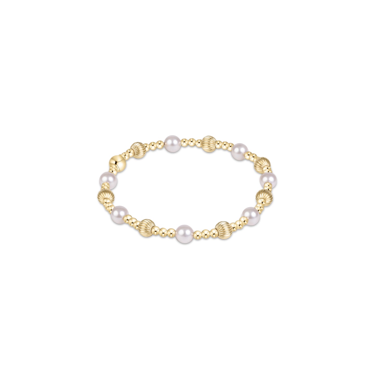 enewton Dignity Sincerity Gold 5mm Bracelet Pearl
