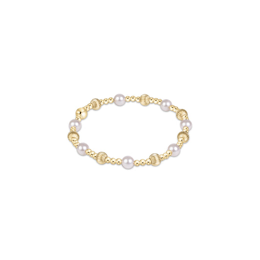 enewton Dignity Sincerity Gold 5mm Bracelet Pearl