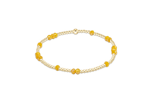 enewton Gameday Flirty Hope Unwritten Bracelet in Golden Yellow