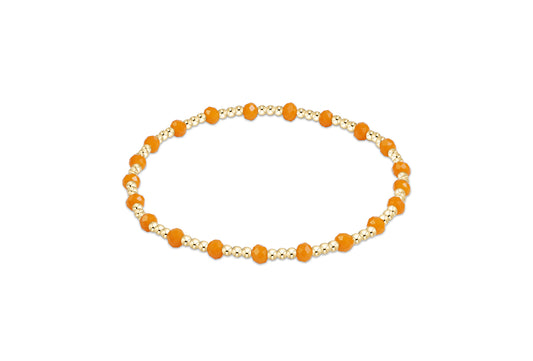 enewton Gameday Flirty Hope Sincerity Bracelet in Orange
