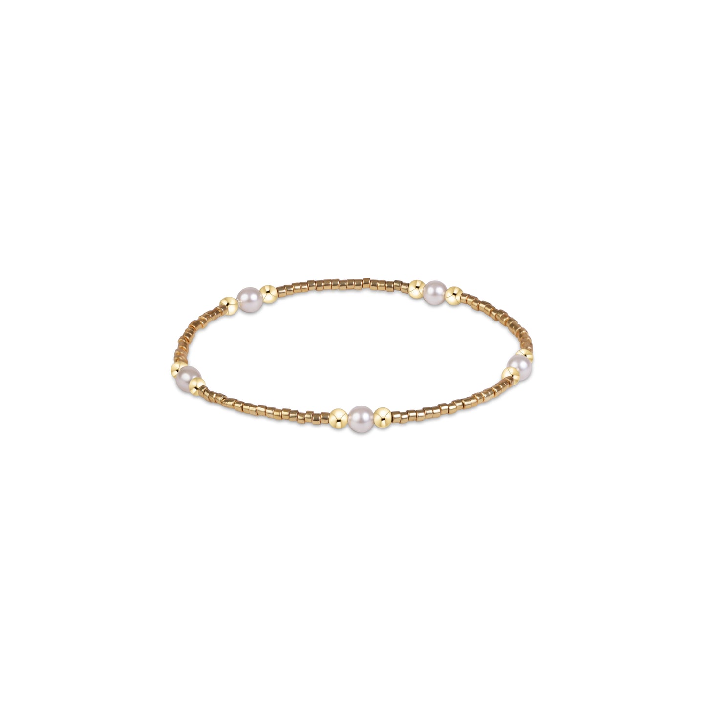 enewton Gameday Hope Purpose Pearl Bracelet in Golden Luster