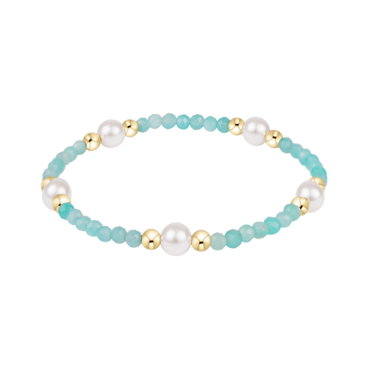 enewton Purpose Pearl 6mm Gem Bracelet Amazonite