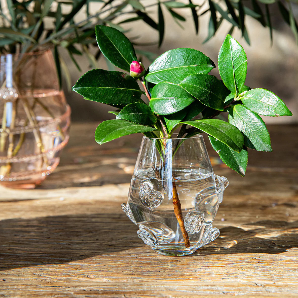 Juliska Assorted Mini Clear Vases, Set of 3