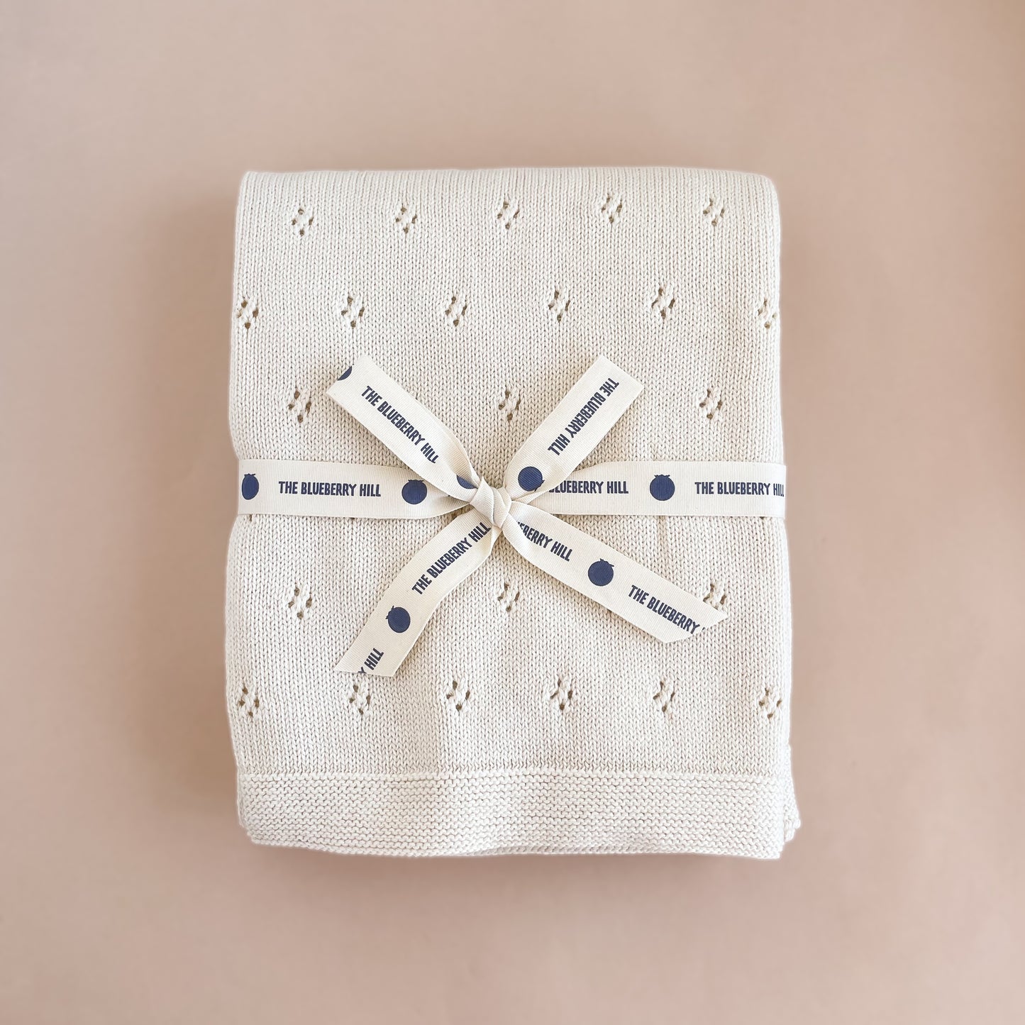 Heirloom Pique Blanket in Cream
