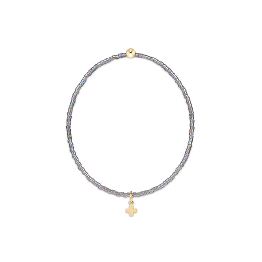 enewton Hope Classic Signature Cross Charm Bracelet, Morning Mist