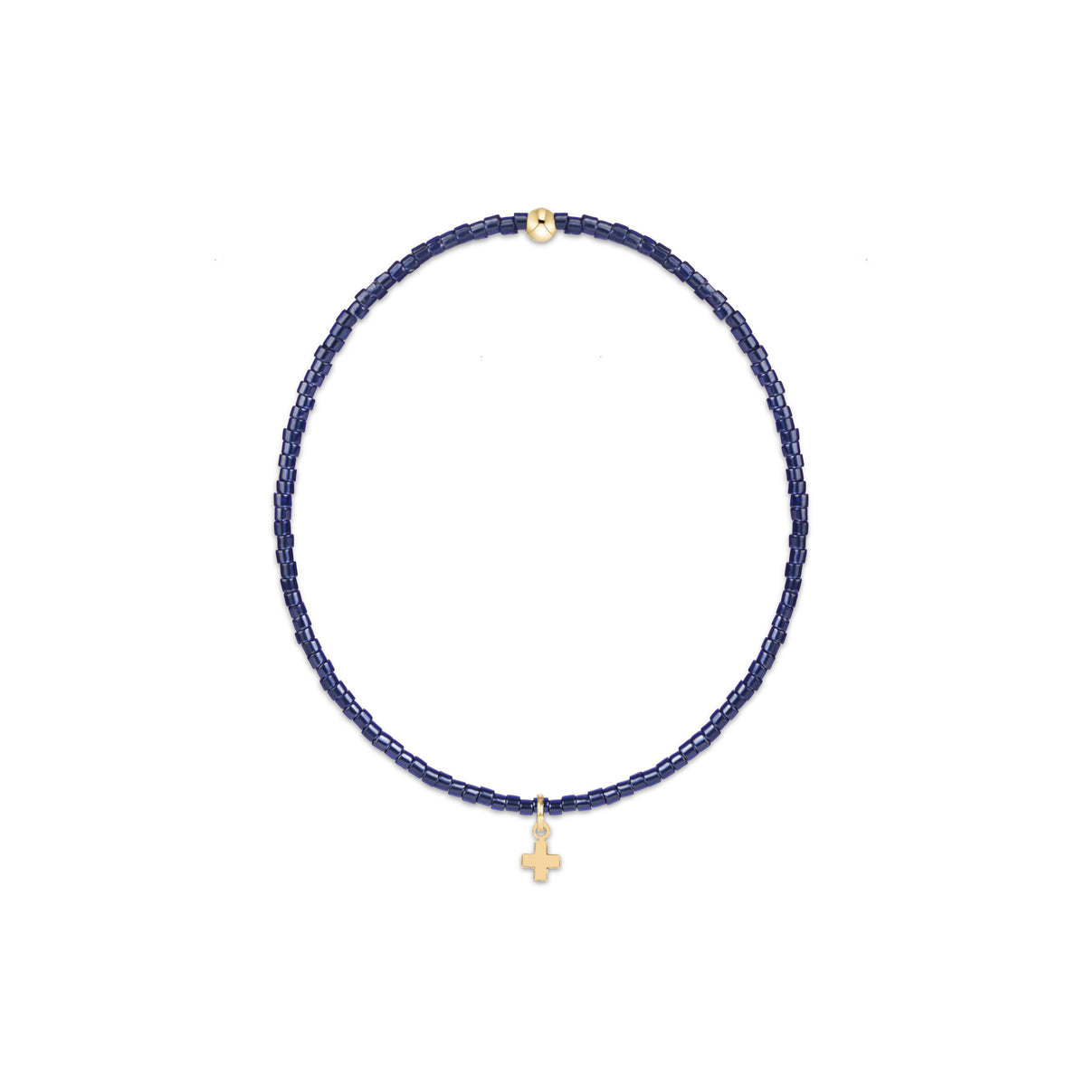 enewton Hope Classic Signature Cross Charm Bracelet, Navy
