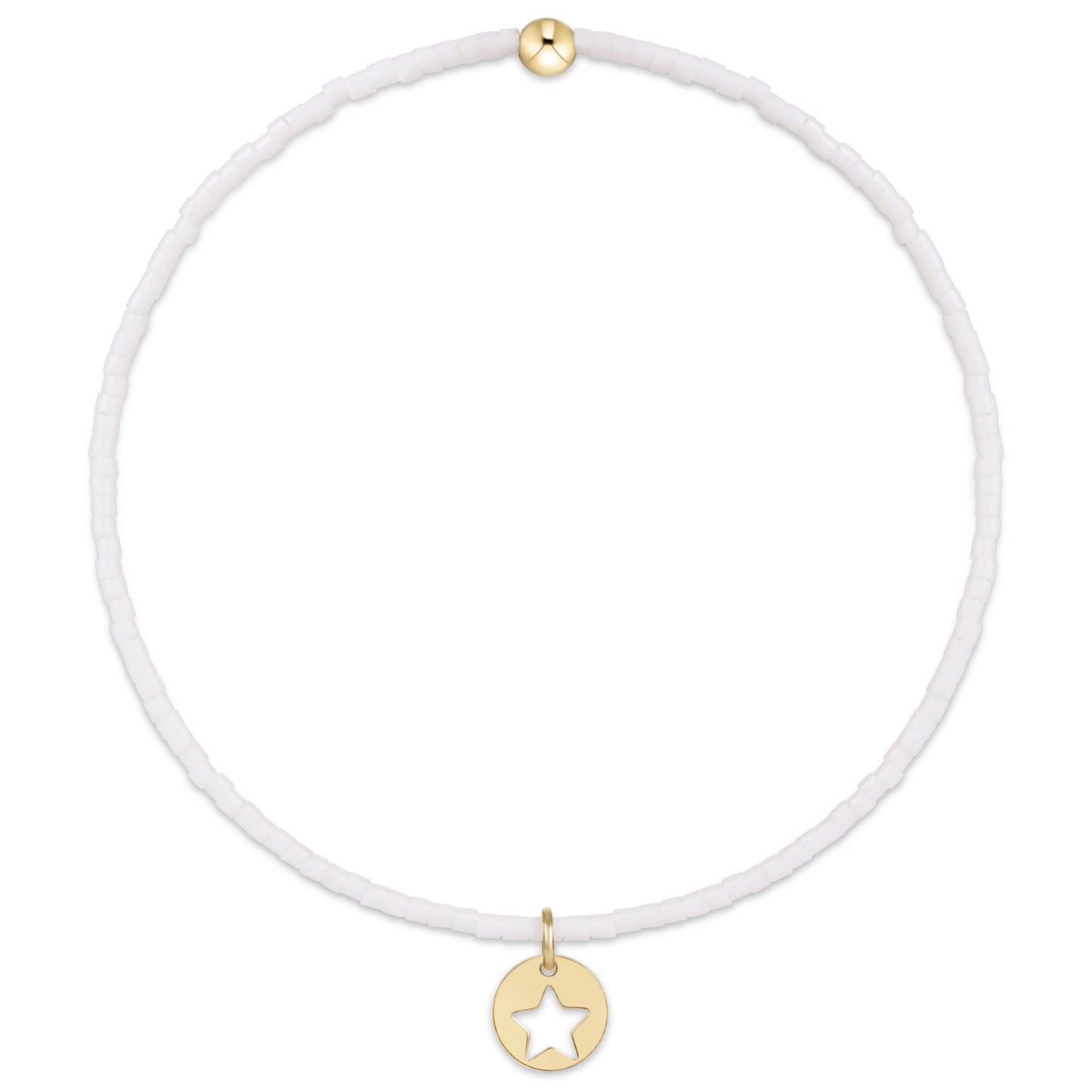 enewton Hope Classic Bracelet White Star Small Gold Disc