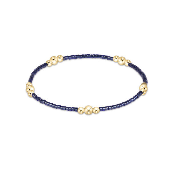 enewton Hope Purpose Gold Bracelet, Navy