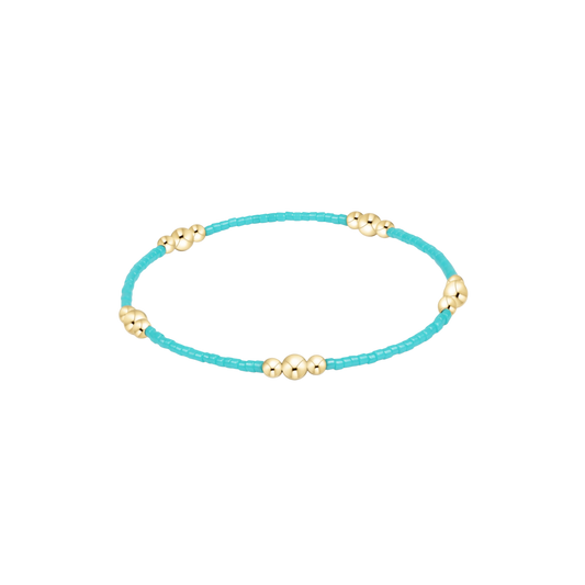 enewton Hope Purpose Gold Bracelet Turquoise