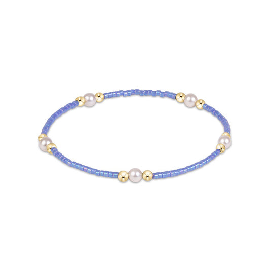 enewton Hope Purpose Pearl Bracelet, Bright Blue