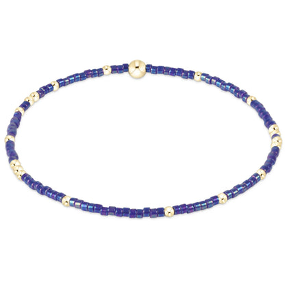 EGIRL Hope Unwritten Bracelet Blue Metallic