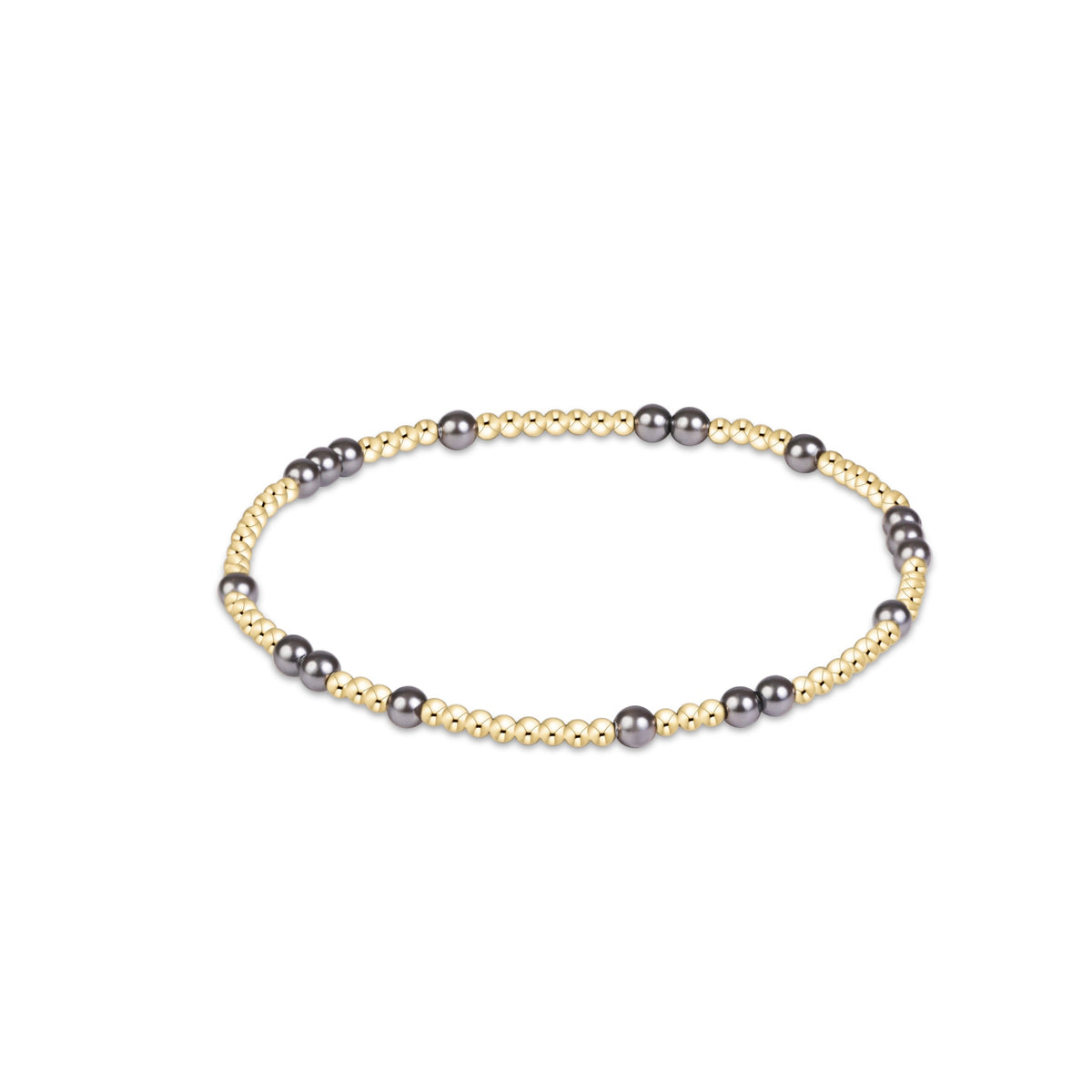 enewton Hope Unwritten Pearl Dark Grey 3mm Bracelet
