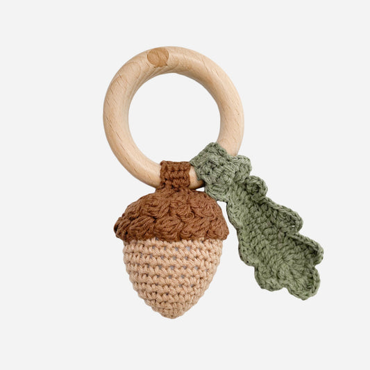 Acorn Rattle Teether