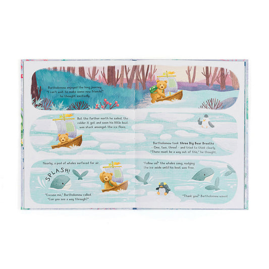 "Bartholomew Bear and the Snow Giants" Book, Jellycat
