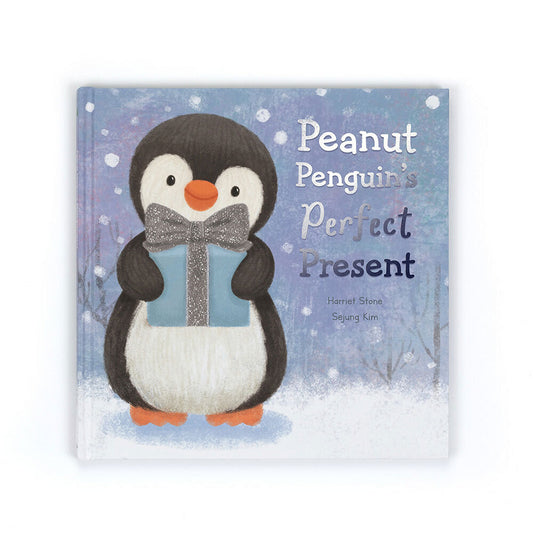 "Peanut Penguin's Perfect Present" Book, Jellycat