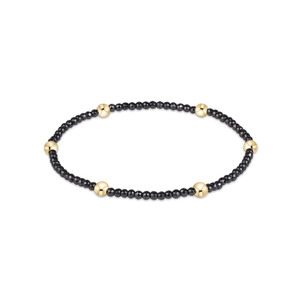 enewton Presence Faceted Hematite 2mm Bracelet