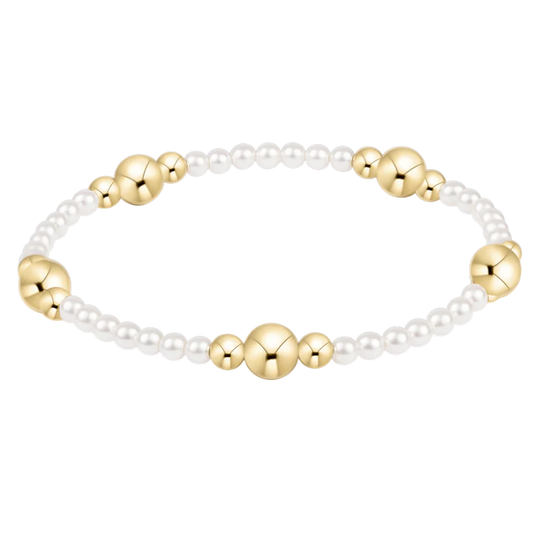 enewton Purpose Gold 6mm Pearl Bracelet