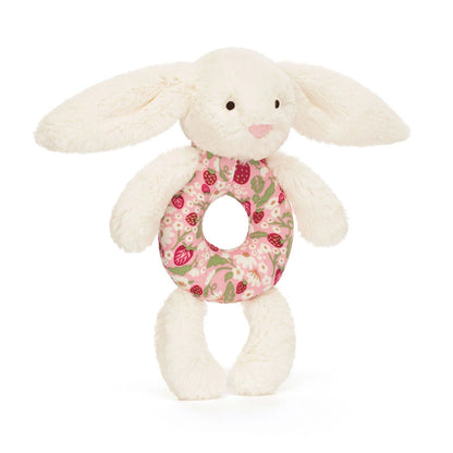 Bashful Bunny Ring Rattle (4 colors available)