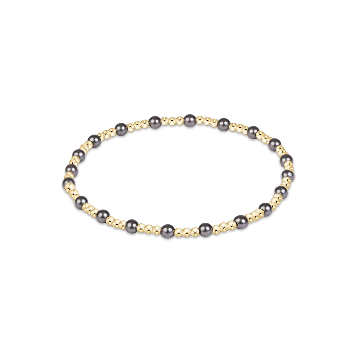 enewton Sincerity Dark Pearl Grey 3mm Bracelet