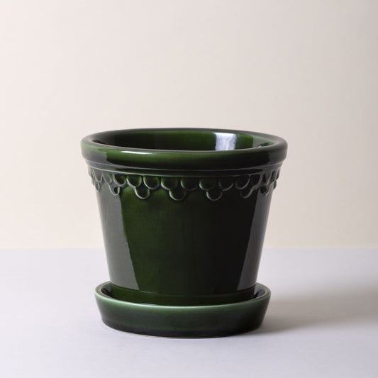 Berg's Potter Kobenhavner GLAZED Emerald Green