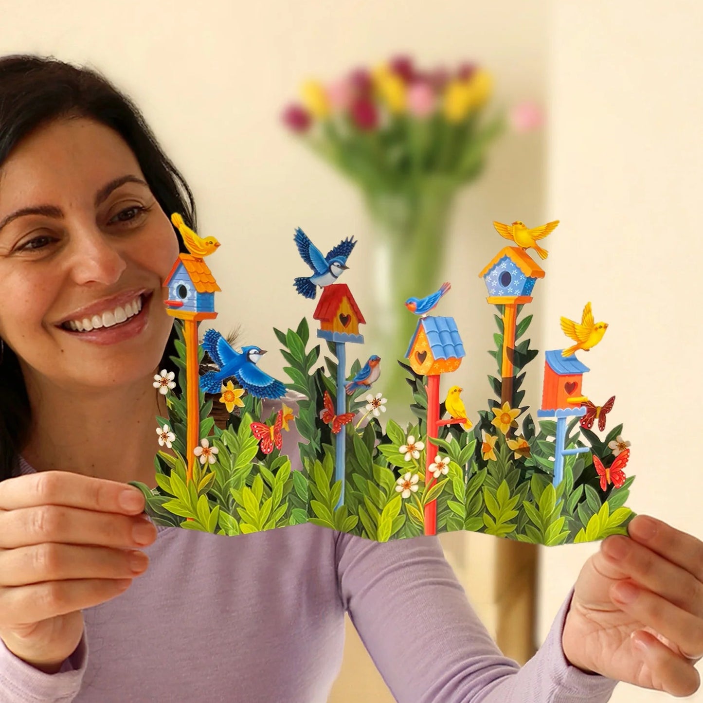 Freshcut Paper Birdhouse Garden