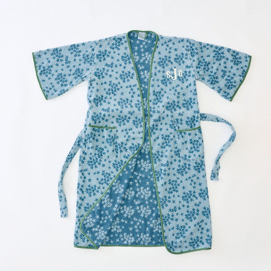 Blue Petal Women's Long Bell Sleeve Plush Robe