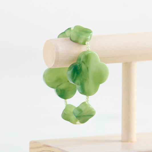 Bright Green Clover Cooling Bracelet
