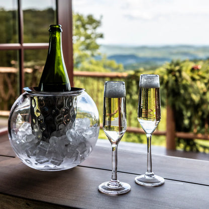 Simon Pearce Bristol Flutes, Boxed Set of 2