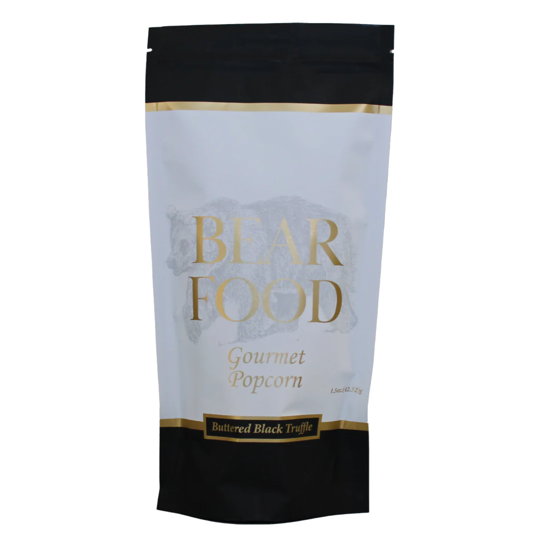 Bear Food Buttered Black Truffle Gourmet Popcorn